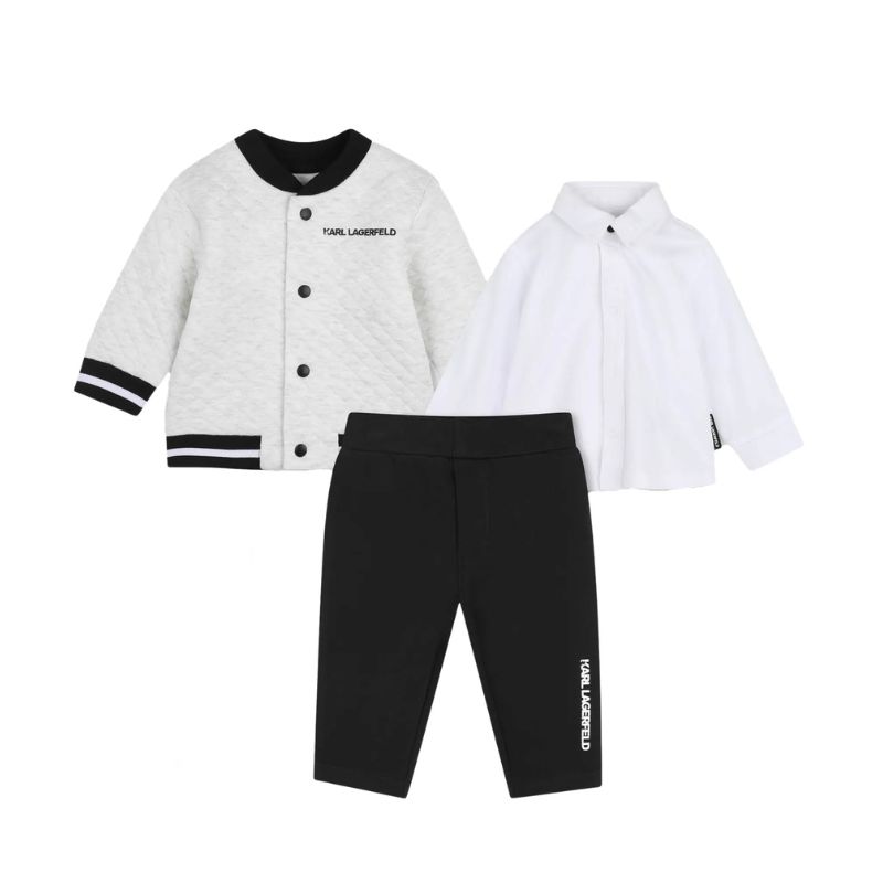 Set bebe Karl Lagerfeld pentru baiat cu logo